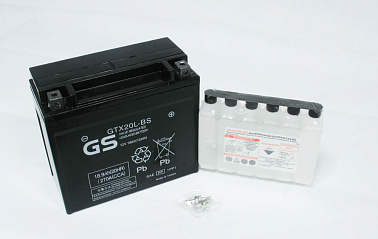 Аккумулятор GS 12В/18.9Ач (GTX20L-BS) (см.аналог - LU087834)