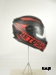 Шлем интеграл HETOSHI FF938 double visor Цв.Черно-красный Матовый р.M