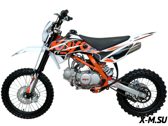 Питбайк KAYO BASIC K125 17/14 KRZ (механ. сцепл., кикстартер, 2024 г.)
