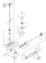 Редуктор лодочного мотора YAMAHA 25В — 30H · 2005 — 2014