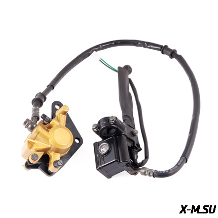 Тормоз дисковый передний в сборе YBR125 (с 2009 г.в.)